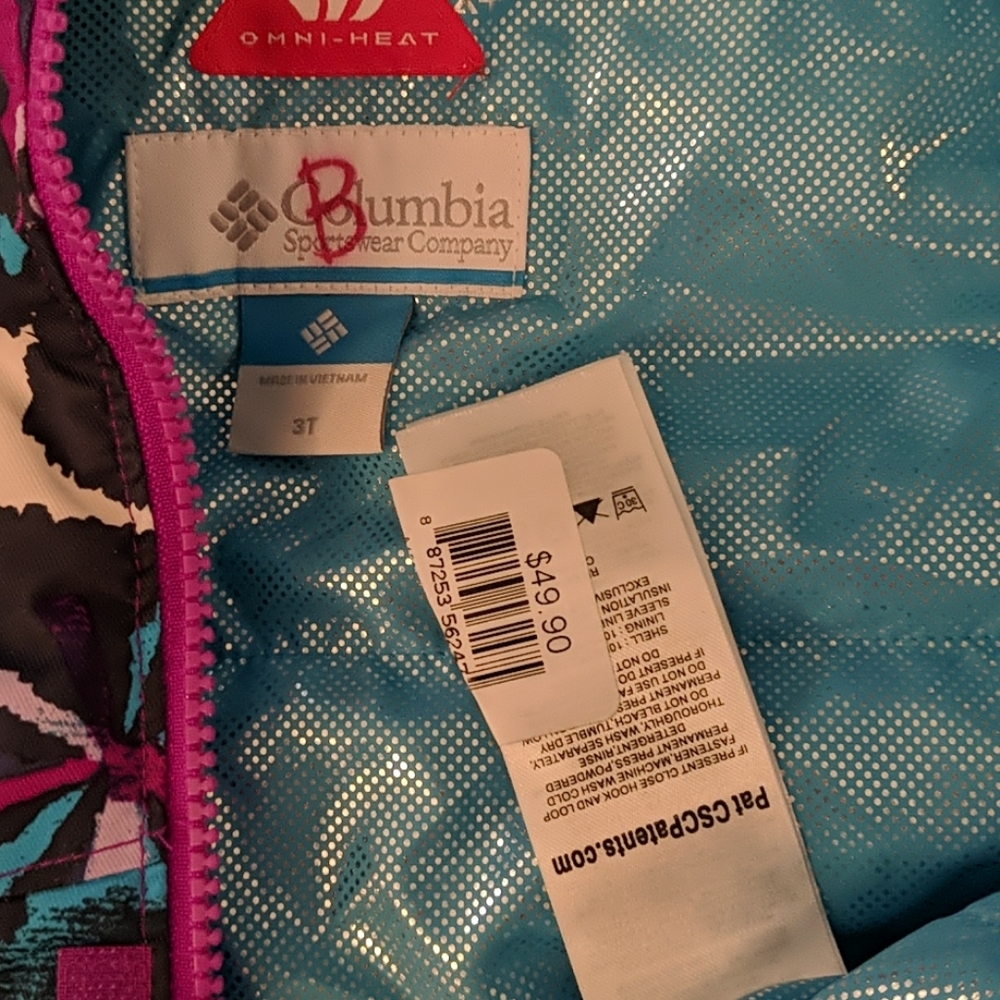 Toddler columbia coat